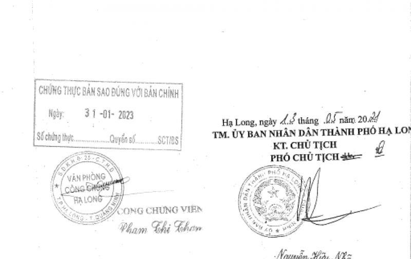 CÔNG TY ĐGHD HÀ THÀNH TB BĐG TSBĐ CỦA VIB BANK - ĐẤT HẠ LONG QN